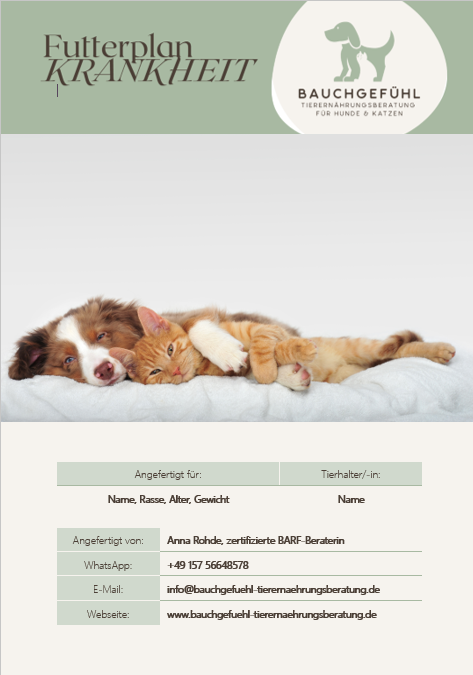 Futterplan KRANKHEIT – Bild 3